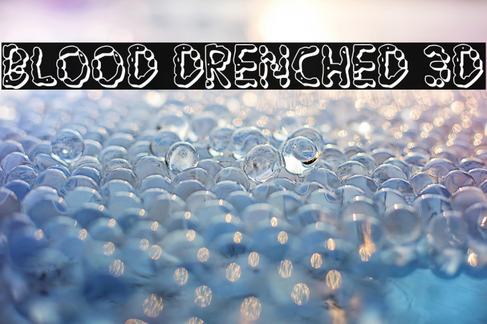 Blood Drenched 3D Example 1