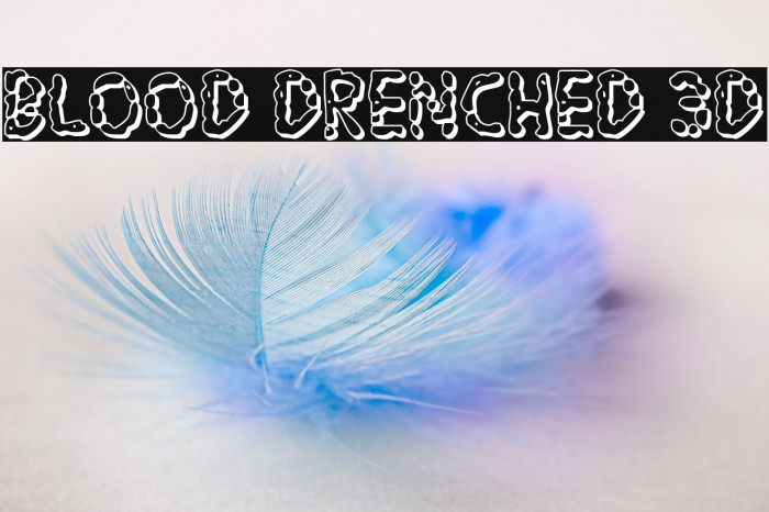 Blood Drenched 3D Example 2