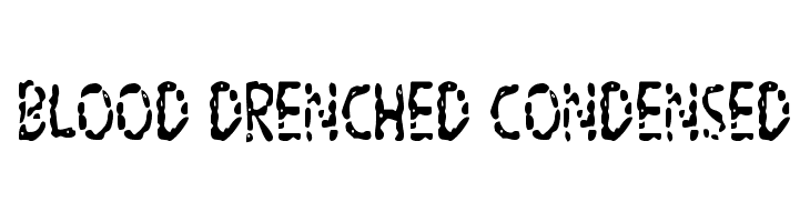 Blood Drenched Condensed  les polices de caractères gratuit tlcharger