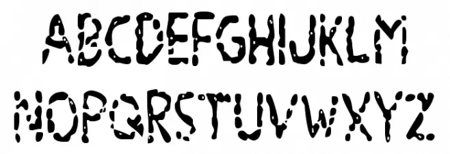 Blood Drenched Condensed Schriftart Groß