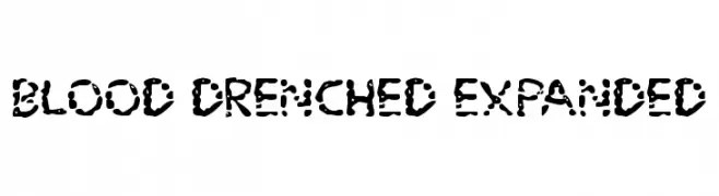 Blood Drenched Expanded  नि: शुल्क फ़ॉन्ट्स डाउनलोड
