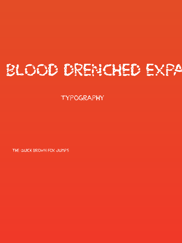 Blood Drenched Expanded Poster