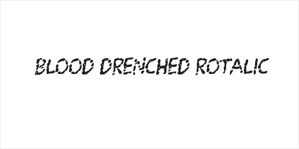 Blood Drenched Rotalic Logo