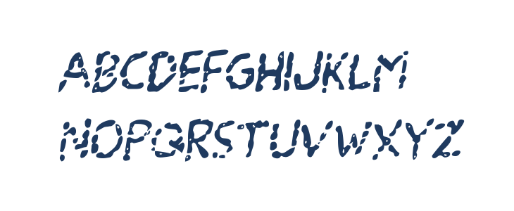 Blood Drenched Rotalic Lowercase