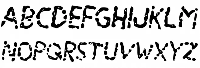 Blood Drenched Rotated 2 Шрифта ВЕРХНИЙ