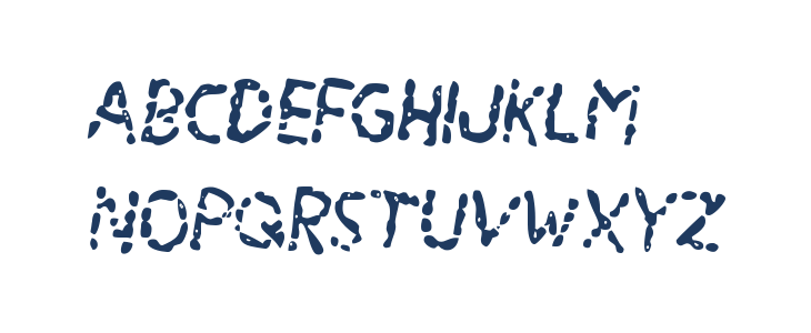 Blood Drenched Rotated 2 Lowercase