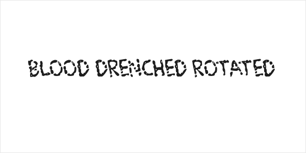 Blood Drenched Rotated Logo