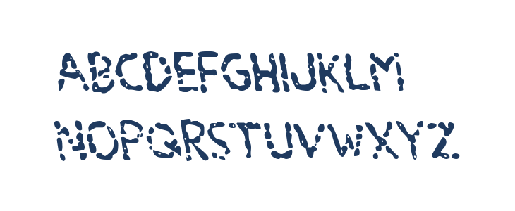 Blood Drenched Semi-Leftalic Lowercase
