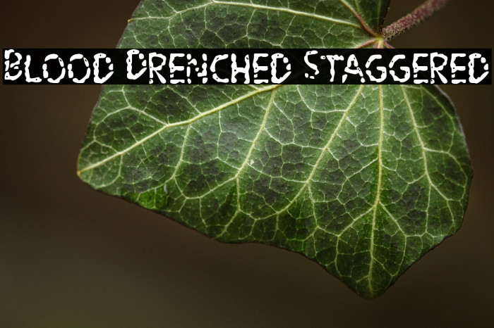 Blood Drenched Staggered Example 1