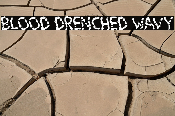 Blood Drenched Wavy Example 3