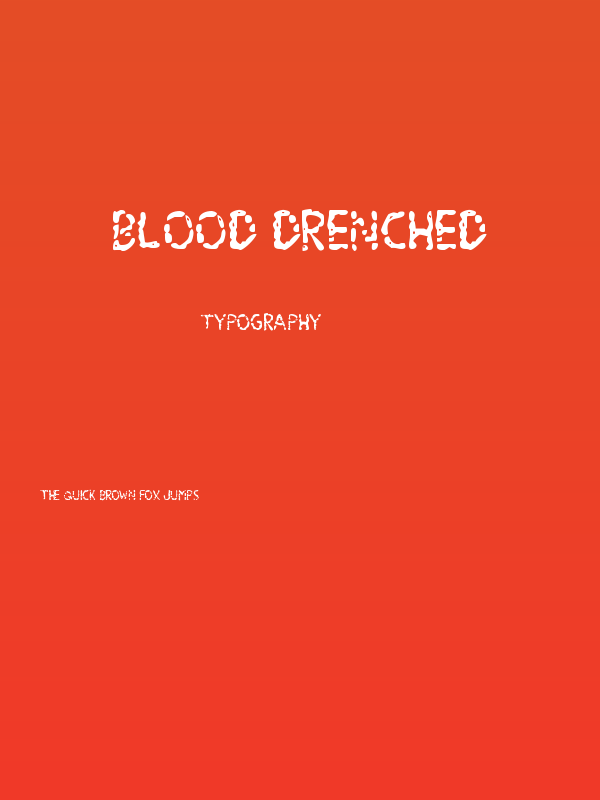 Blood Drenched Poster