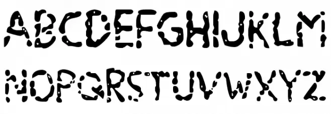 Blood Drenched फ़ॉन्ट लोअरकेस