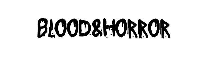 Blood & Horror  Free Fonts Download