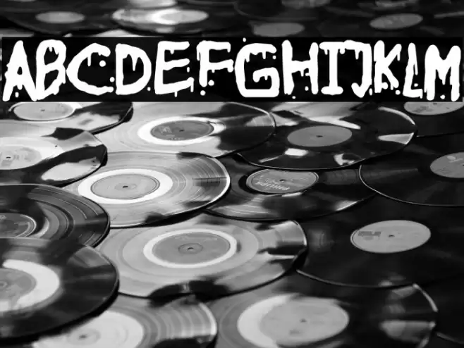 Blood & Horror Font examples