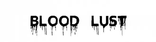 Blood Lust  Скачать бесплатные шрифты
