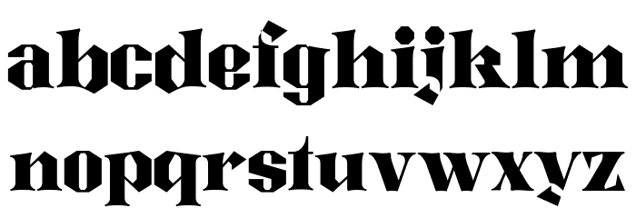 Blood Moon Regular Schriftart Kleinbuchstaben