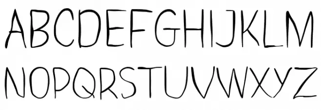 Blood Moon خط أحرف صغيرة