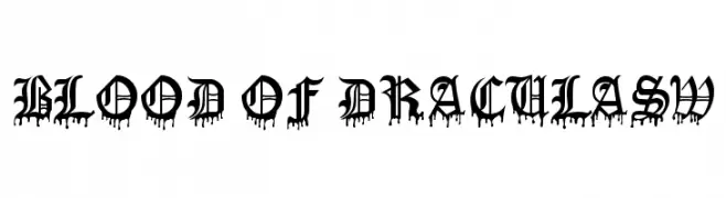 Blood Of DraculaSW  لخطوط تنزيل