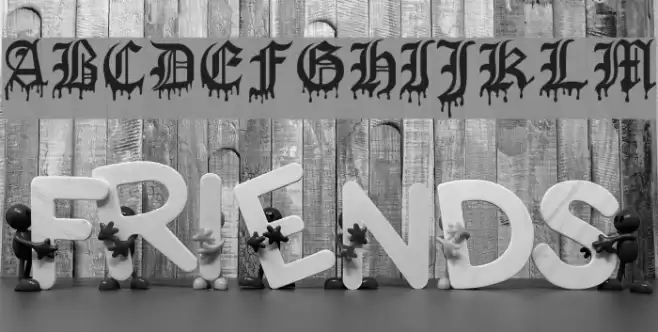 Blood Of Dracula Font examples