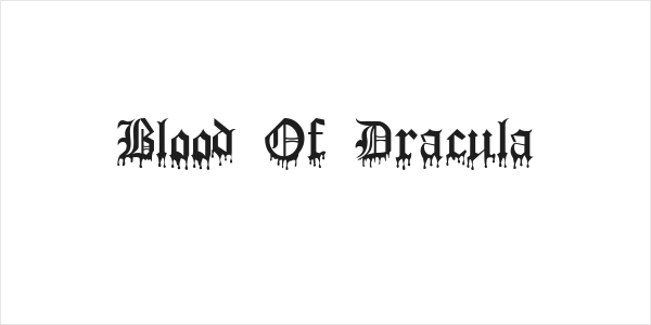 Blood Of Dracula Logo