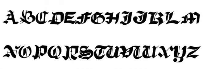 Blood Regular Schriftart Groß