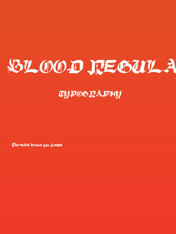 Blood Regular Poster