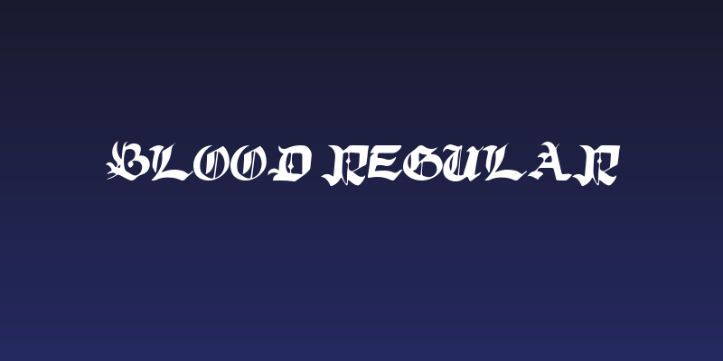 Blood Regular Social Header