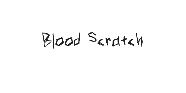 Blood Scratch Logo