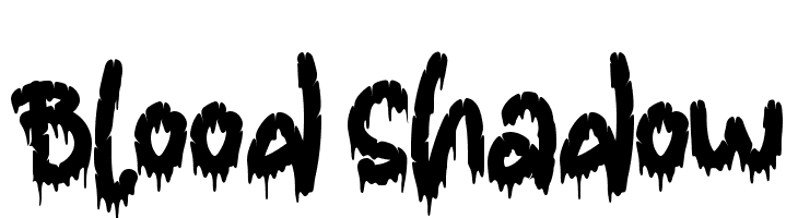 Blood Shadow  font caratteri gratis