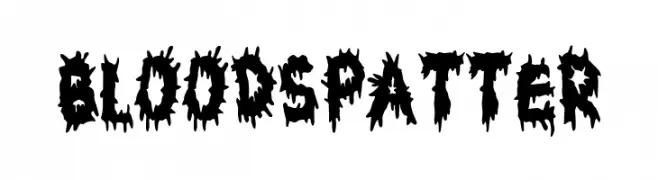 Blood Spatter  Free Fonts Download