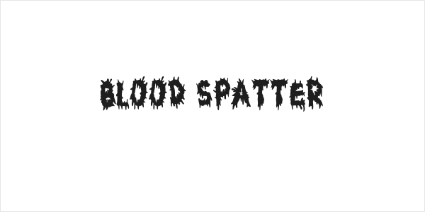 Blood Spatter Logo