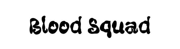 Blood Squad  Frei Schriftart Herunterladen