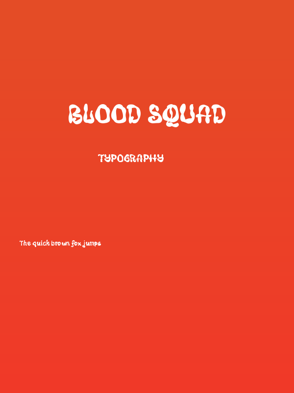 Blood Squad Poster