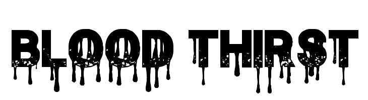 Blood Thirst  免费字体下载