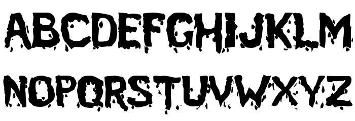 BloodFeast Font LOWERCASE