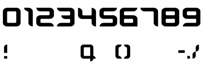 BloodWax Font OTHER CHARS