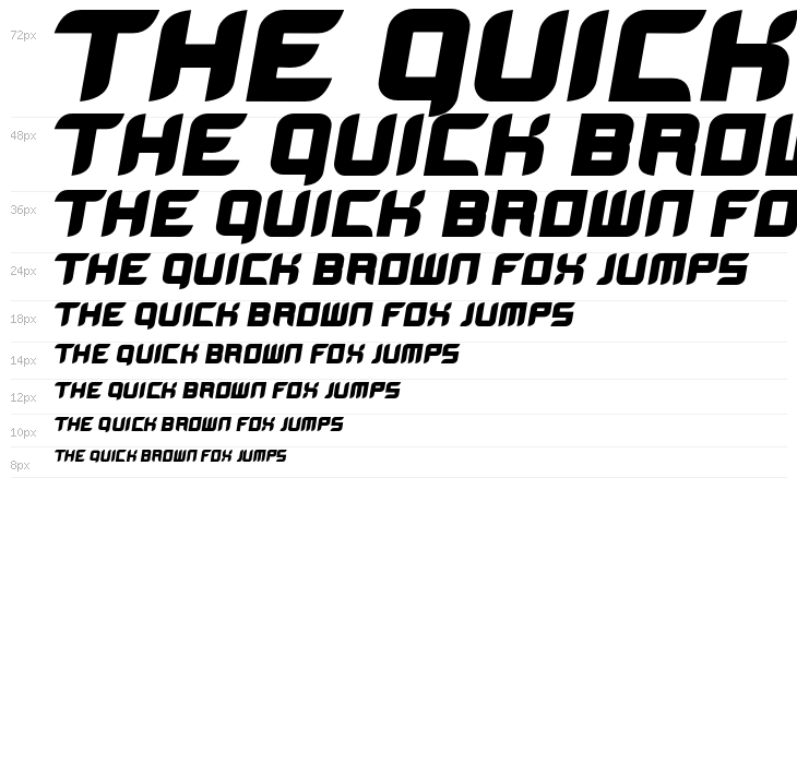 BloodWaxBoldItalic Waterfall