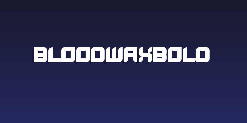 BloodWaxBold Social Header