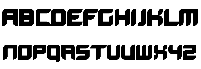 BloodWaxBold Font LOWERCASE