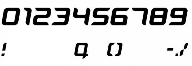 BloodWaxItalic Font OTHER CHARS