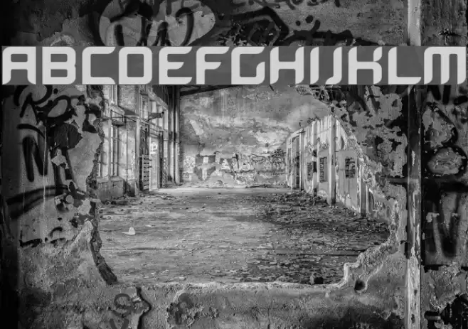 BloodWax Font examples