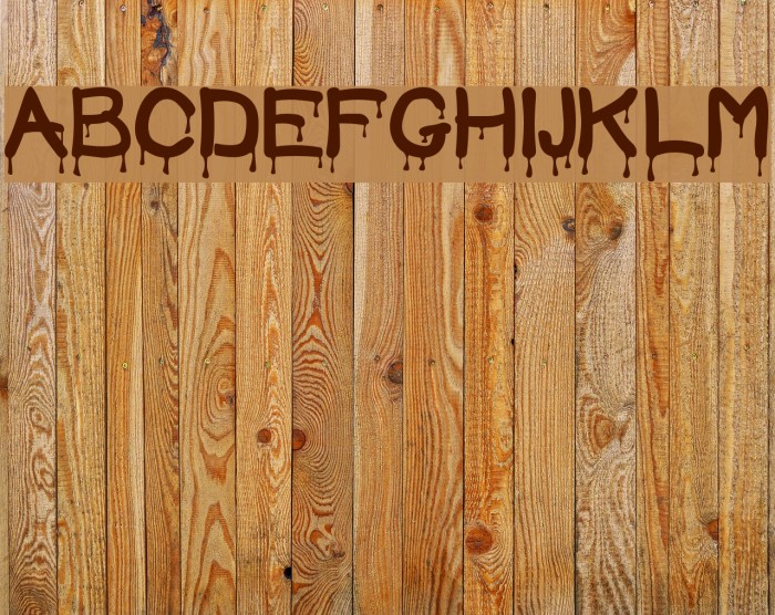 Blood Font examples
