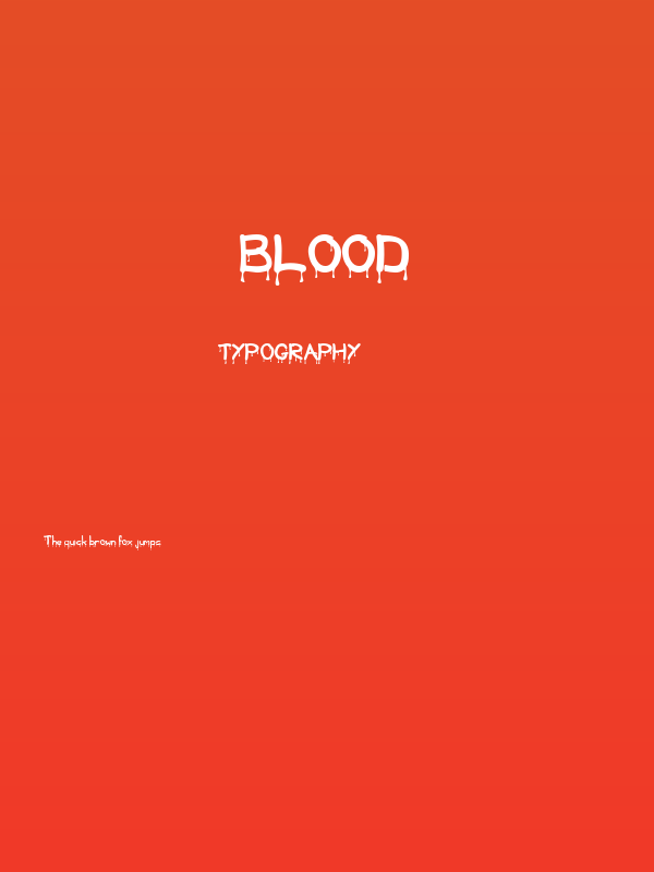 Blood Poster
