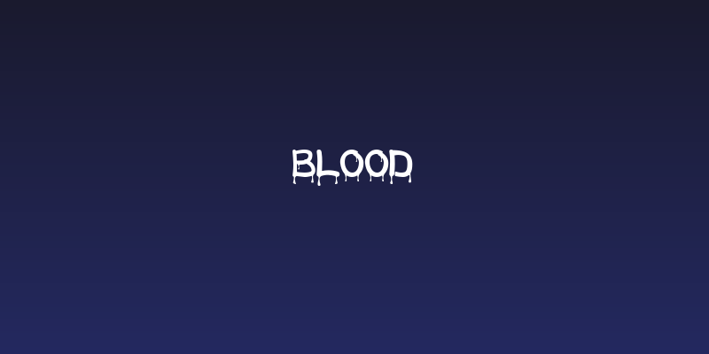 Blood Social Header