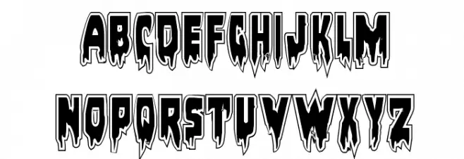 Bloodlust Academy Regular Schriftart Groß