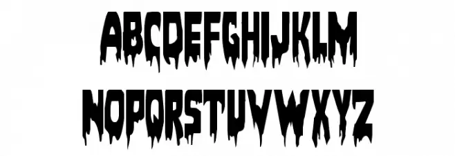 Bloodlust Condensed 字体 小写