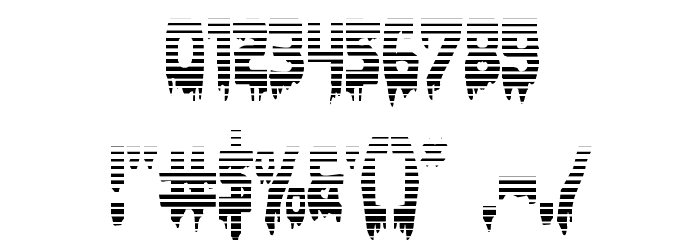 Bloodlust Gradient Regular Font OTHER CHARS