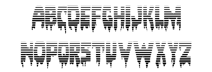 Bloodlust Gradient Regular Font LOWERCASE