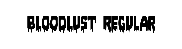 Bloodlust Regular Font