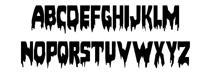 Bloodlust Regular Font LOWERCASE